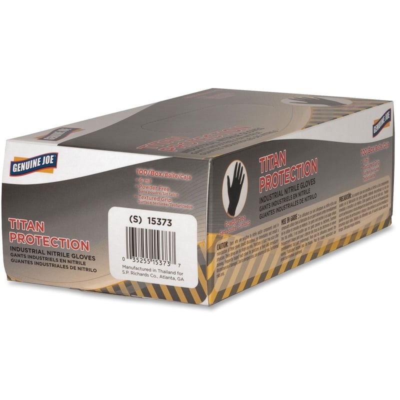 Genuine Joe 6mil Nitrile Pwdr Free Indust Gloves - Thumbnail 3