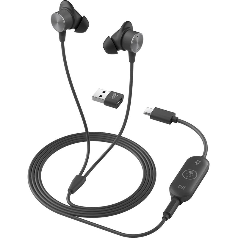 Logitech Zone Wired Earbuds - Thumbnail 1