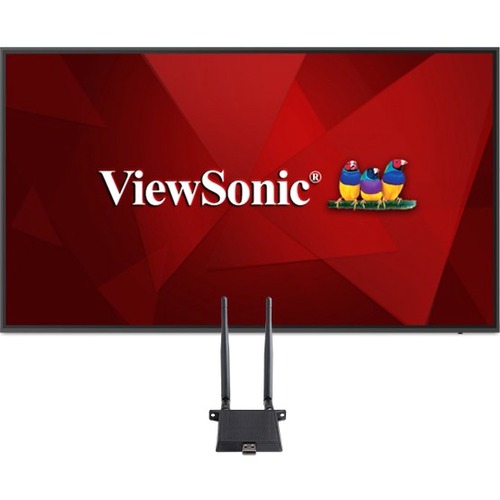 ViewSonic Commercial Display CDE6520-W1 - 4K 24/7 Operation, Integrated Software and WiFi Adapter - 450 cd/m2 - 65" - Thumbnail 1