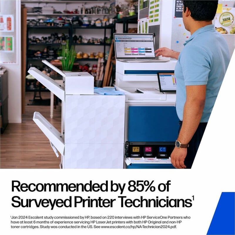 HP 213X Original Laser Toner Cartridge - Yellow Pack - Thumbnail 4
