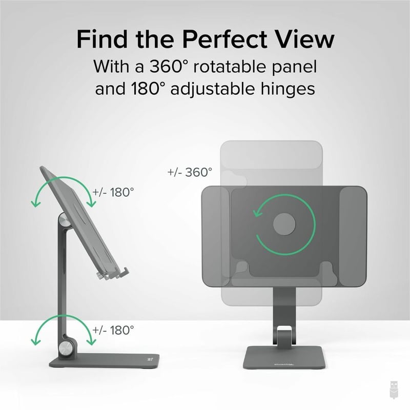 Plugable Magnetic Tablet Holder for MagSafe iPad Pro 12.9 Stand Portable - Thumbnail 2