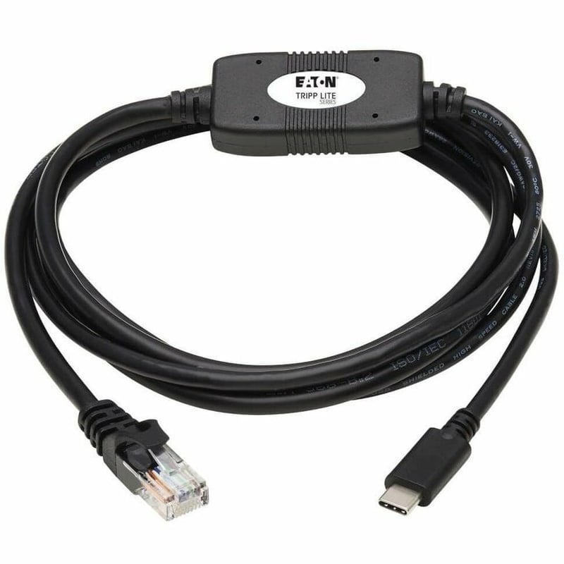 Tripp Lite by Eaton USB-C to RJ45 Serial Rollover Cable (M/M) - Cisco Compatible 250 Kbps 6 ft. (1.8 m) - Thumbnail 2