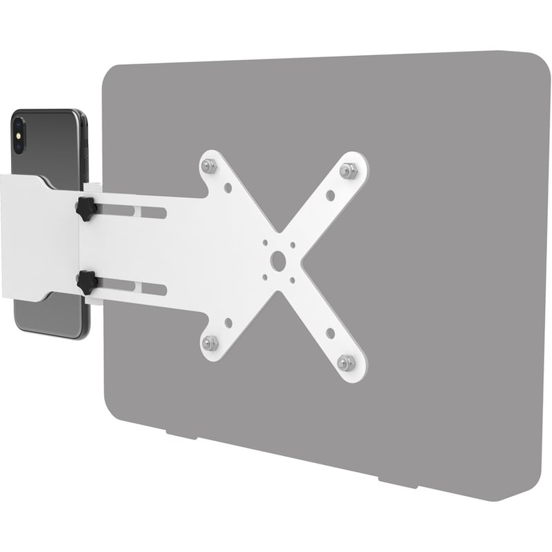 CTA Digital Adjustable Card Reader Holder with VESA Plate (White) - Thumbnail 3
