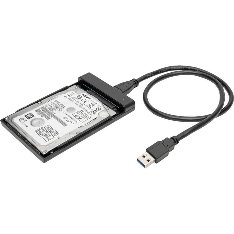 Eaton Tripp Lite Series USB 3.0 SuperSpeed External 2.5 in. SATA Hard Drive Enclosure with Built-In Cable and UASP Support - Thumbnail 5