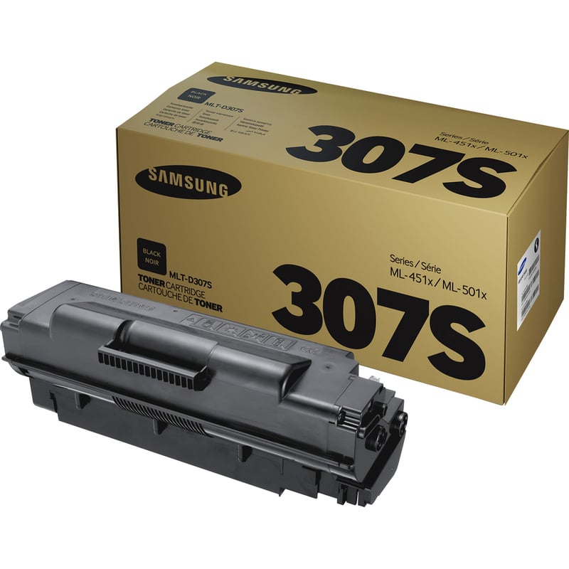 Samsung MLT-D307S (SV077A) MLT-D307 Black Toner Cartridge - Thumbnail 2