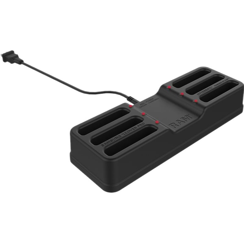 RAM Mounts 6-Port Charging Dock for Samsung XCover Pro with OtterBox uniVERSE - Thumbnail 5