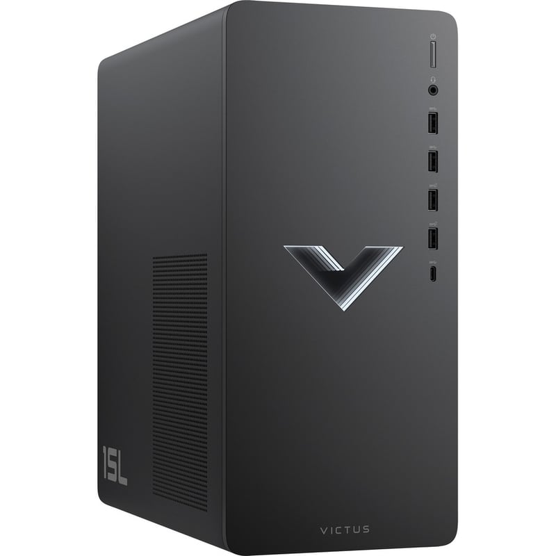 HP Victus TG02-0130 Gaming Desktop Computer - AMD Ryzen 7 5700G - 16 GB - 512 GB SSD - Tower - Mica Silver - Thumbnail 3