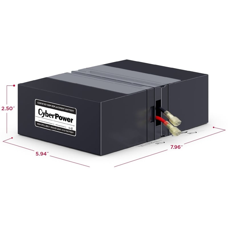 CyberPower RB1280X2D Replacement Battery Cartridge - Thumbnail 3