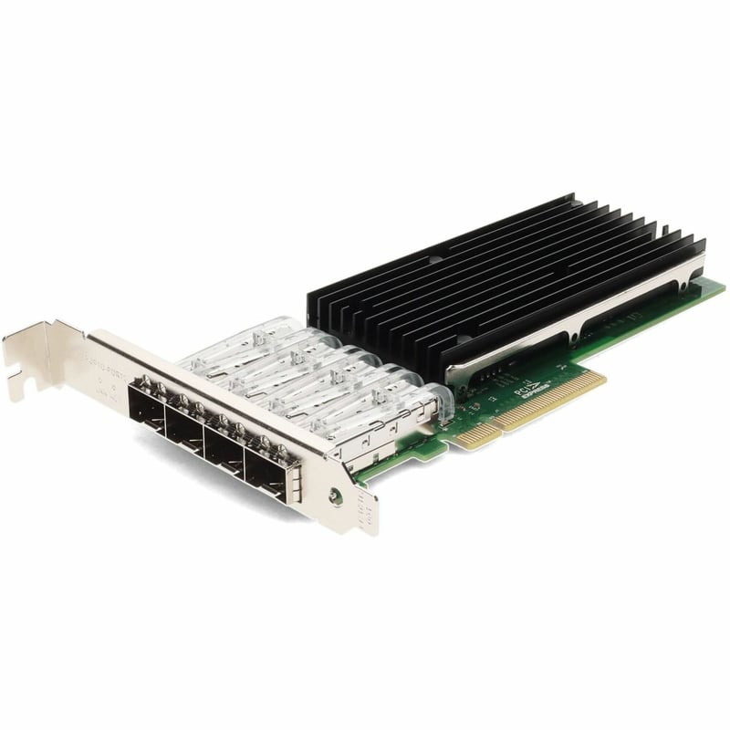 AddOn IBM® 94Y5200 Comparable 10Gbs Quad Open SFP+ Port PCIe 3.0 x8 Network Interface Card - Thumbnail 1