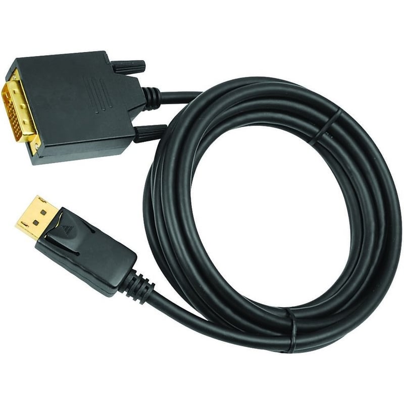 SIIG 10 ft DisplayPort to DVI Converter Cable (DP to DVI) - Thumbnail 1