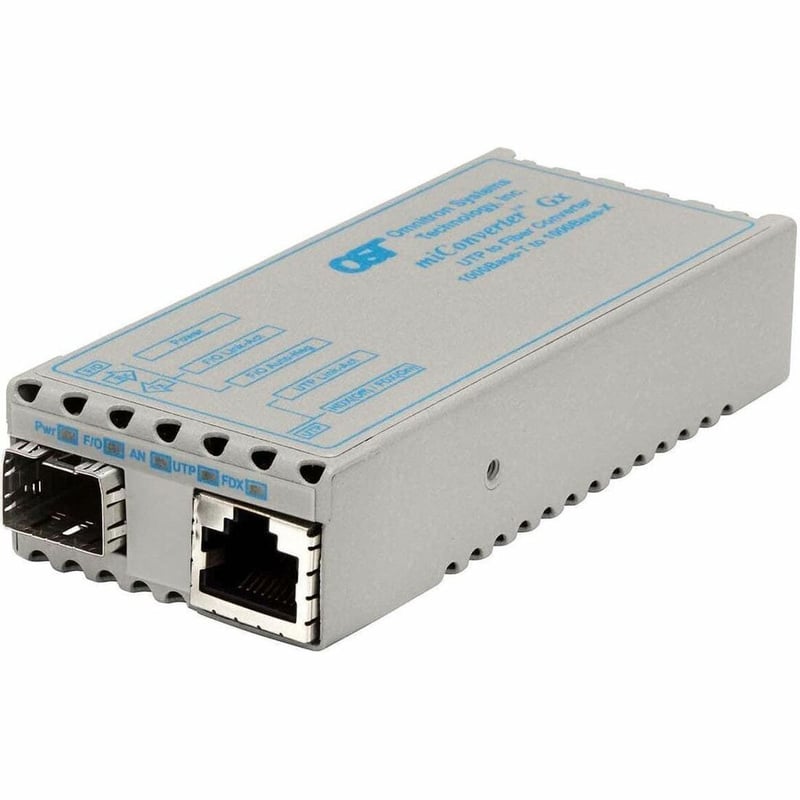 GIGABIT ETHERNET MEDIA CONVERTE R SFP AC PWR NO PWR CORD