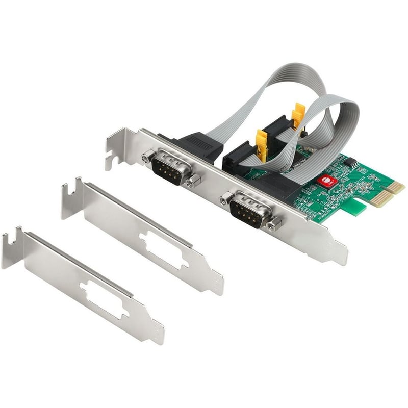 SIIG 2 Port DP Cyber RS-232 2S PCIe Card - 250Kbps - Thumbnail 3
