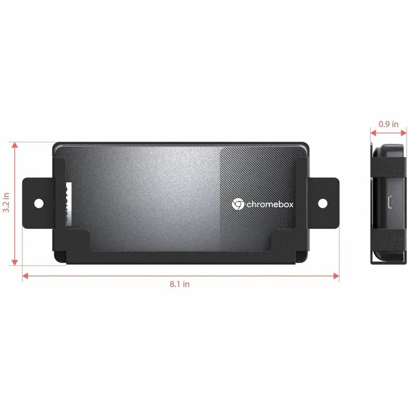 CTA Digital Wall Mount for Chromebox, CPU - Horizontal/Vertical - Thumbnail 3
