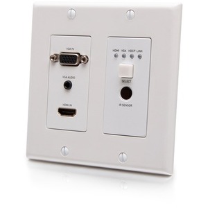 C2G HDBaseT HDMI Extender + VGA, 3.5mm, RS232, and IR over Cat Transmitter - Thumbnail 1