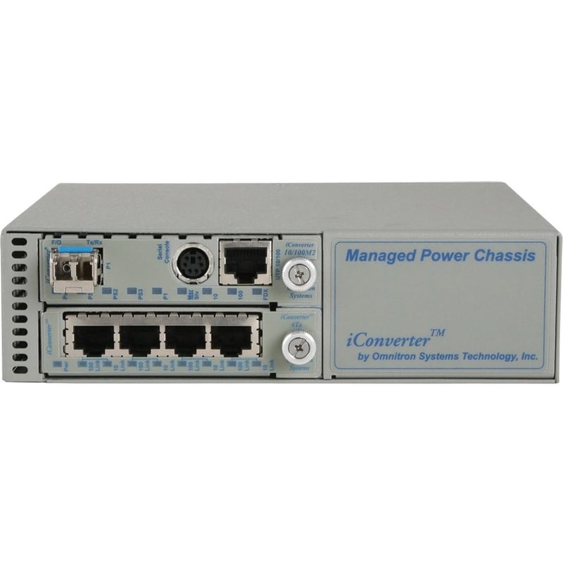 Omnitron Systems iConverter 2-Module Power Chassis - Thumbnail 2