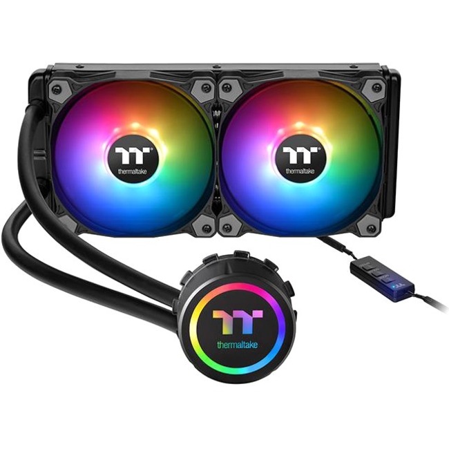 Thermaltake Water 3.0 240 ARGB Sync Cooling Fan/Radiator/Water Block - Thumbnail 1