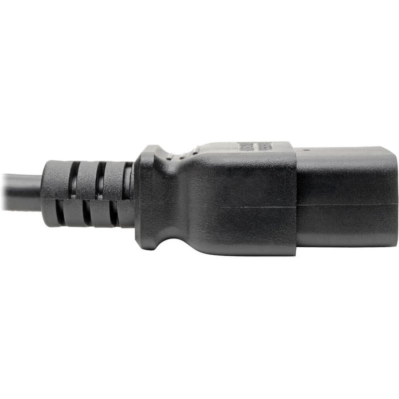 Eaton Tripp Lite Series Power Cord, C19 to C14 - 10A, 100-250V, 16 AWG, 6 ft. (1.83 m), Black - Thumbnail 4