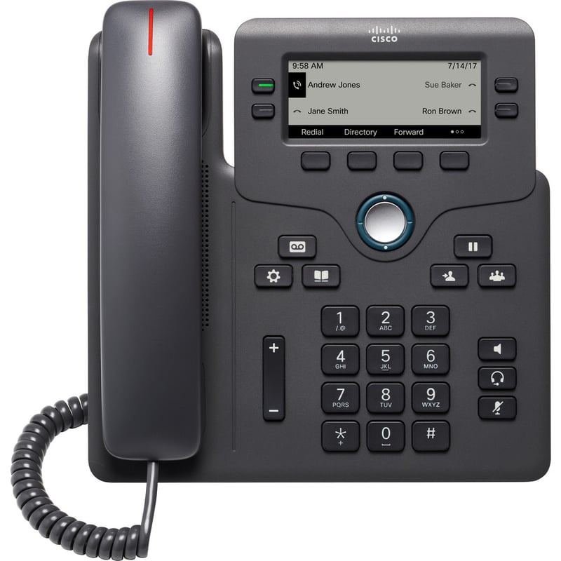 CISCO 6841 PHONE FOR MPP, AU POWER ADAPTER REMANUFACTURED - Thumbnail 3