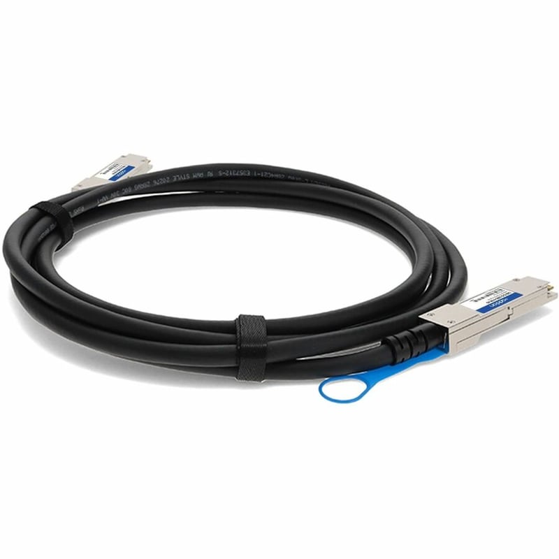 AddOn Arista Networks® CAB-Q-Q-100G-0-5M Compatible TAA 100GBase-CU QSFP28 Direct Attach Cable (Passive Twinax, 0.5m) - Thumbnail 5