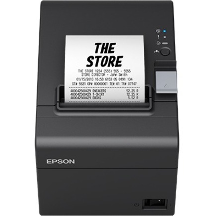 Epson TM-T20III Desktop Direct Thermal Printer - Monochrome - Receipt Print - USB - Parallel - 9.84 in/s Mono - 203 x 203 dpi - 3.15" Label Width - Thumbnail 2