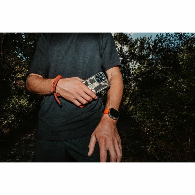 UAG WRIST TETHER LANYARD FOR PHONES - RUST/BLACK - Thumbnail 4
