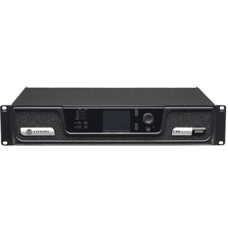 Crown CDi DriveCore 2|300 Amplifier - 600 W RMS - 2 Channel - Black - Thumbnail 1