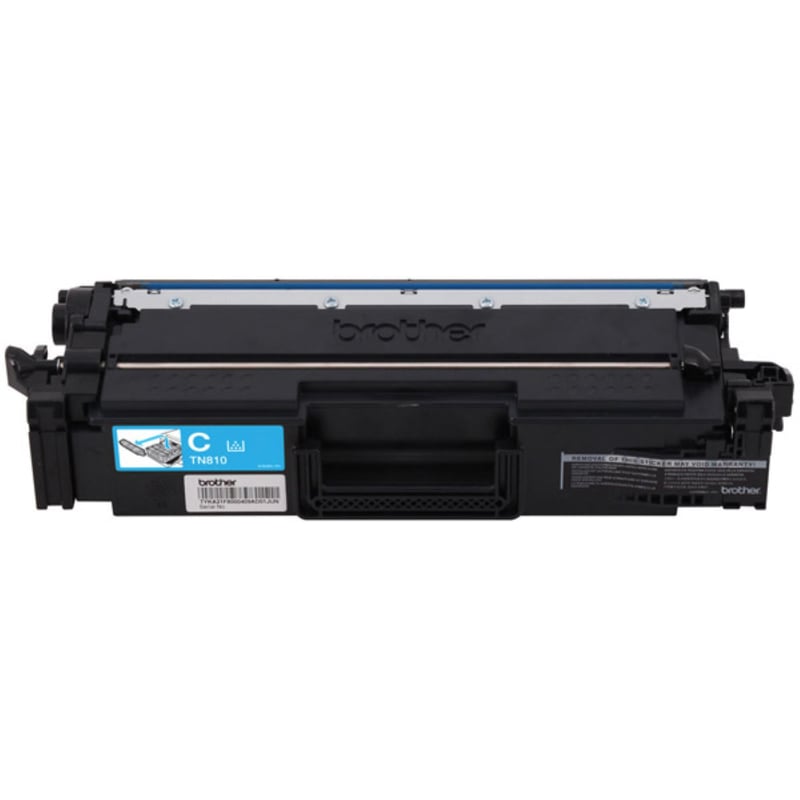 Brother TN810C Original Standard Yield Laser Toner Cartridge - Cyan - 1 Each - Thumbnail 1