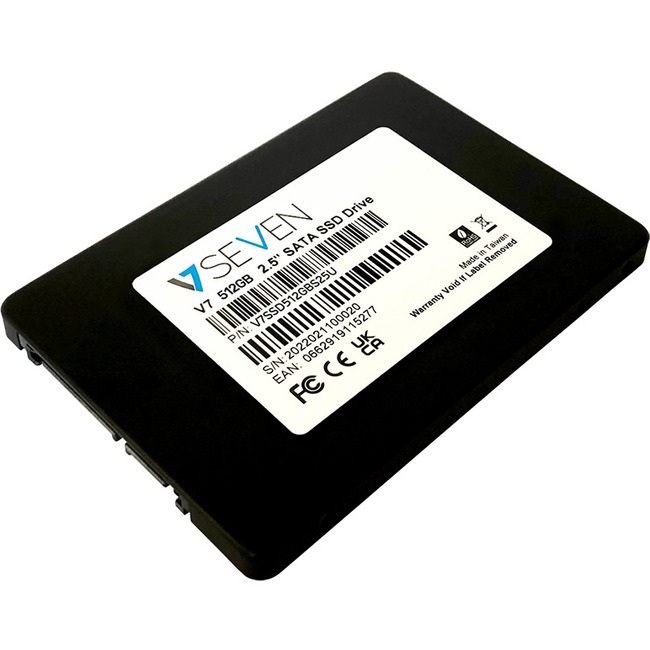 V7 V7SSD512GBS25U 512 GB Solid State Drive - 2.5" Internal - SATA (SATA/600) - TAA Compliant - Thumbnail 1