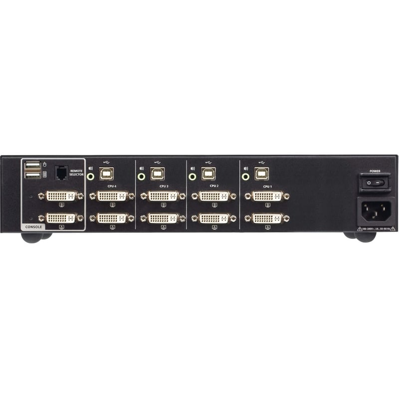 ATEN 4-Port USB DVI Dual Display Secure KVM Switch (PSD PP v4.0 Compliant) - Thumbnail 2