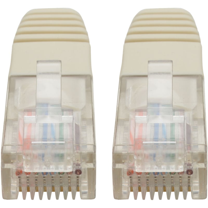 Eaton Tripp Lite Series Cat5e 350 MHz Molded (UTP) Ethernet Cable (RJ45 M/M), PoE - White, 25 ft. (7.62 m) - Thumbnail 3