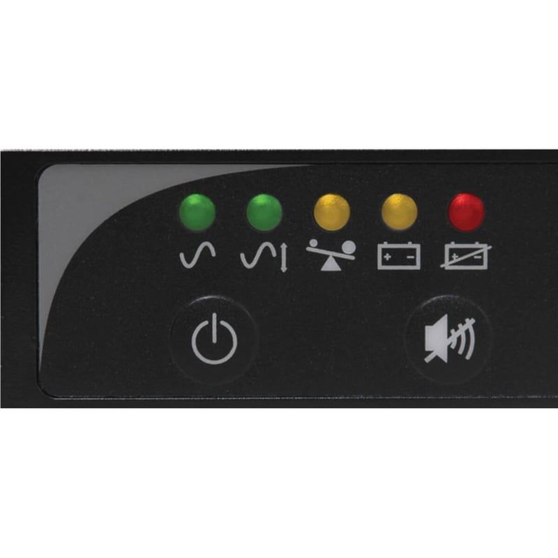 Tripp Lite by Eaton UPS SmartPro 120V 1kVA 800W Line-Interactive Sine Wave UPS Network Card Option USB DB9 6 Outlets 1U Rack/Vertical - Thumbnail 2