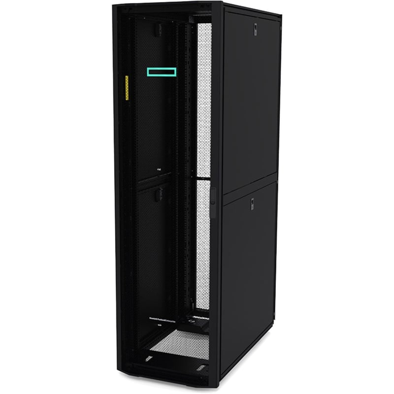 HPE 22U 600mmx1075mm G2 Kitted Advanced Shock Rack with Side Panels and Baying - Thumbnail 1