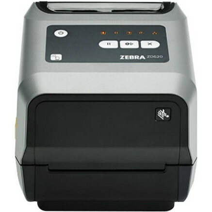 Zebra ZD620 Desktop Thermal Transfer Printer - Monochrome - Label/Receipt Print - USB - Bluetooth - Near Field Communication (NFC) - Thumbnail 4
