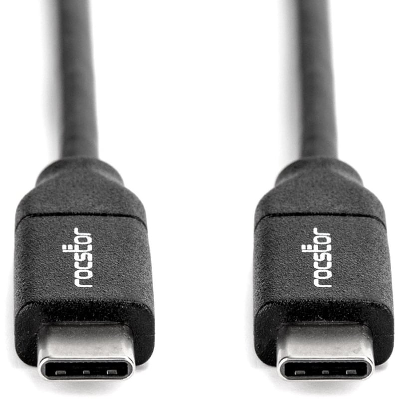Rocstor Premium USB-C Charging Cable 3m 10ft - Up to 100W PD - M/M - Black - Thumbnail 3
