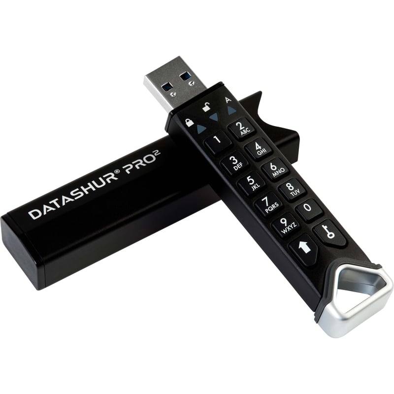 ISTORAGE DATASHUR PRO2 512GB FIPS140-2 LEVEL3 HARDWARE ENCRYPTED - Thumbnail 1