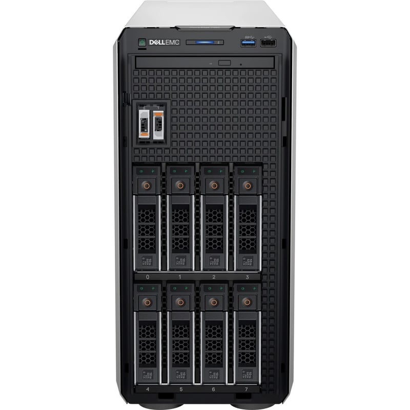 Dell EMC PowerEdge T350 4.5U Tower Server - 1 x Intel Xeon E-2334 3.40 GHz - 8 GB RAM - 480 GB SSD - Serial ATA, Serial Attached SCSI (SAS) Controller - Thumbnail 4