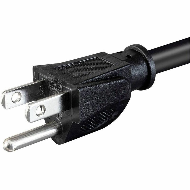 MONOPRICE POWER CORD - NEMA 5-15P TO IEC 60320 C19 _ 14AWG_ 15A/1875W_ 3-PRONG_ - Thumbnail 4