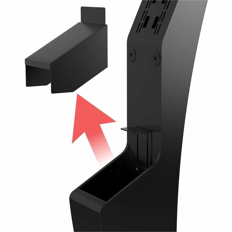 SLEEK FLOOR STAND WPRINTER SLOT FOR TOUCHSCREEN MONITORS  DISPLAYS - Thumbnail 2