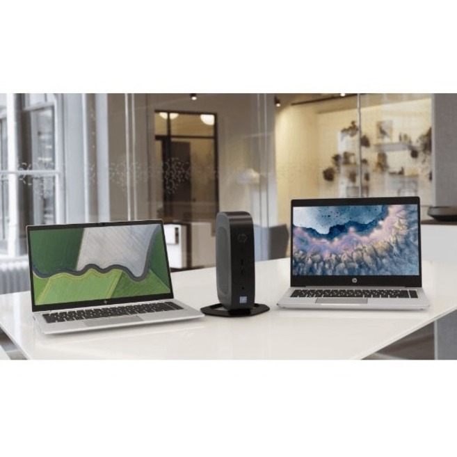 HP t540 Thin Client - AMD Ryzen R1305G Dual-core (2 Core) 1.50 GHz - TAA Compliant - Thumbnail 3