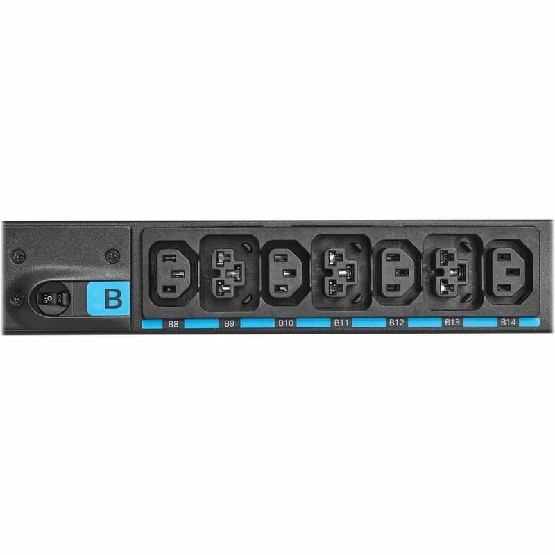 Eaton 3-Phase Metered Input Rack PDU G4, 208V, 42 Outlets, 48A, 17.3kW, 460P9W Input, 6 ft. Cord, 0U Vertical