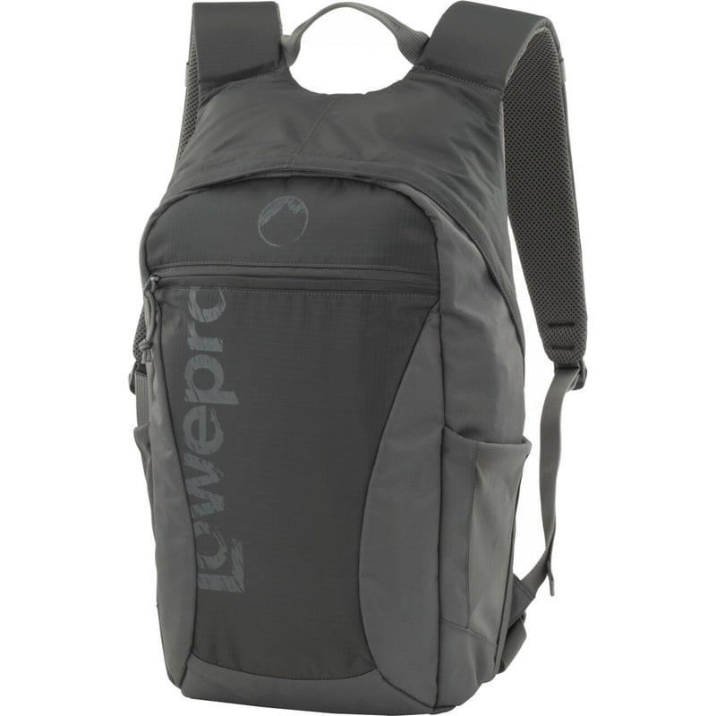 Lowepro Photo Hatchback Carrying Case (Backpack) Camera, Camera Equipment, Tablet, Notebook, Bottle, Lunch Box, Eyeglasses, Memory Card, Lens, Camera Flash - Slate Gray - Thumbnail 1
