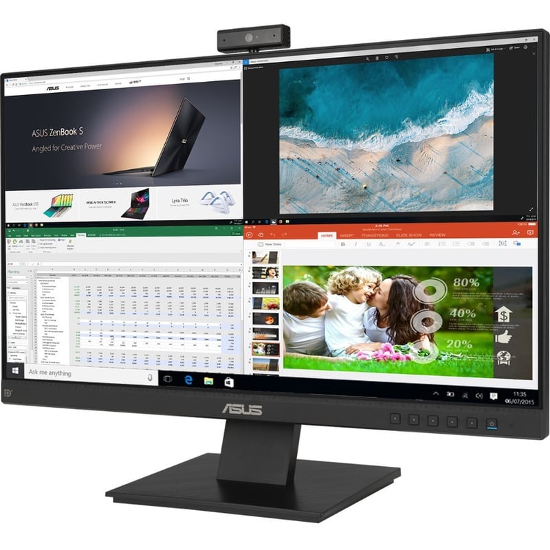 Asus BE24EQK 24" Class Webcam Full HD LCD Monitor - 16:9 - Black