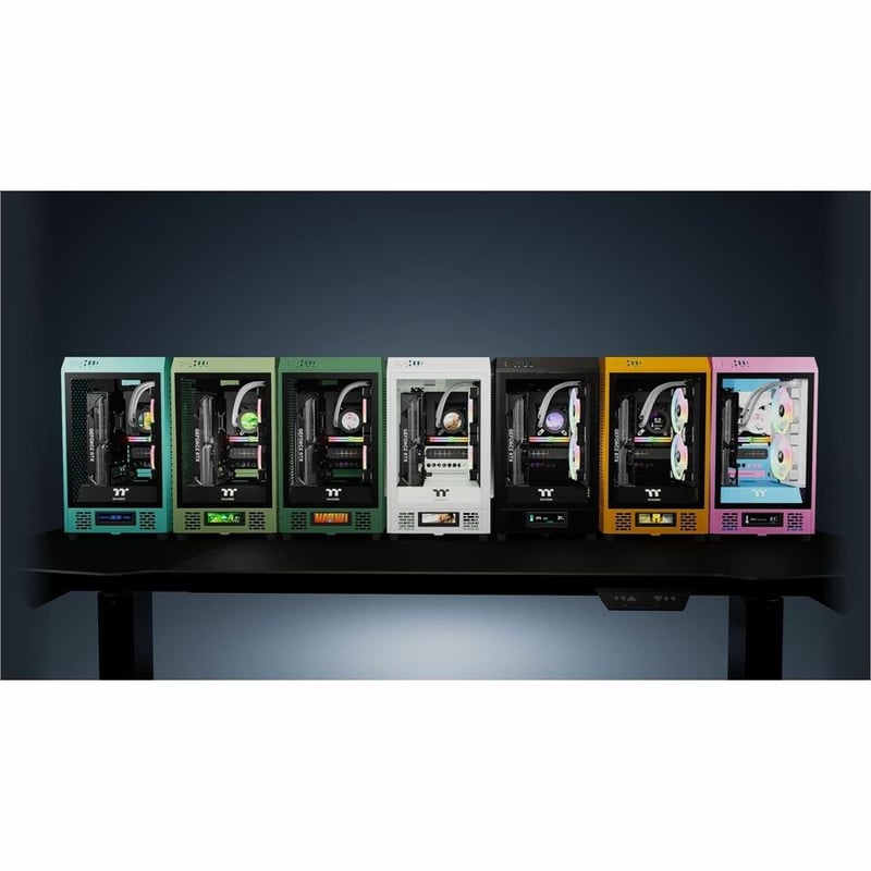 Thermaltake The Tower 200 Bubble Pink Mini Chassis - Thumbnail 5