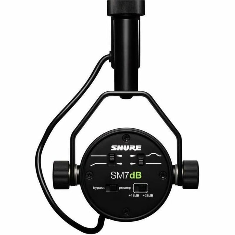 Shure SM7dB Rugged Dynamic Microphone for Studio, Music, Speech - Black - Thumbnail 5