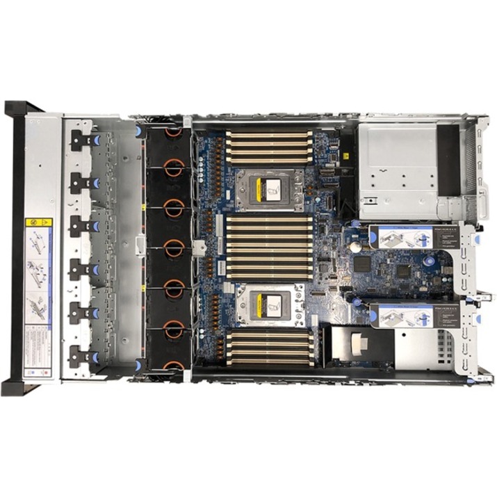 Lenovo ThinkSystem SR665 7D2VA01HNA 2U Rack Server - 1 x AMD EPYC 7262 3.20 GHz - 16 GB RAM - Serial ATA/600 Controller - Thumbnail 2
