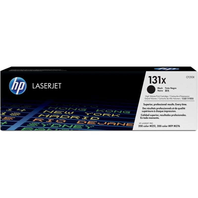 HP 131X (CF210X) Original Laser Toner Cartridge - Single Pack - Black - 1 Each - Thumbnail 1