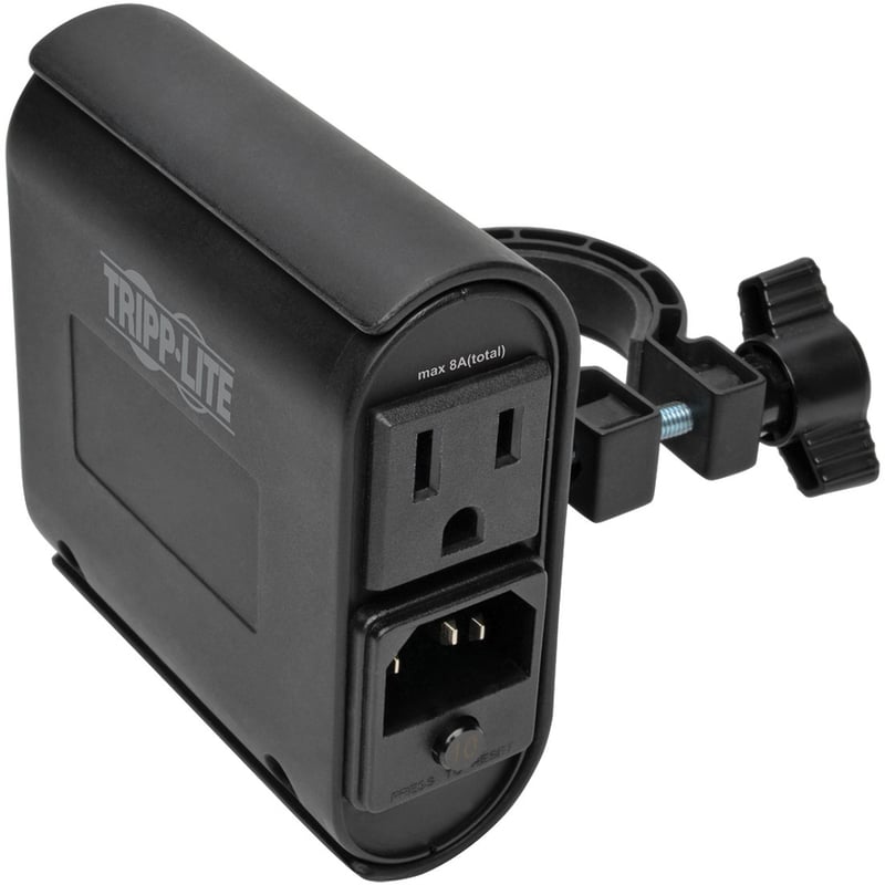 Tripp Lite by Eaton AC/USB Charging Clip for Display Mounts w/ 2 USB Ports & 2 5-15R - Thumbnail 3