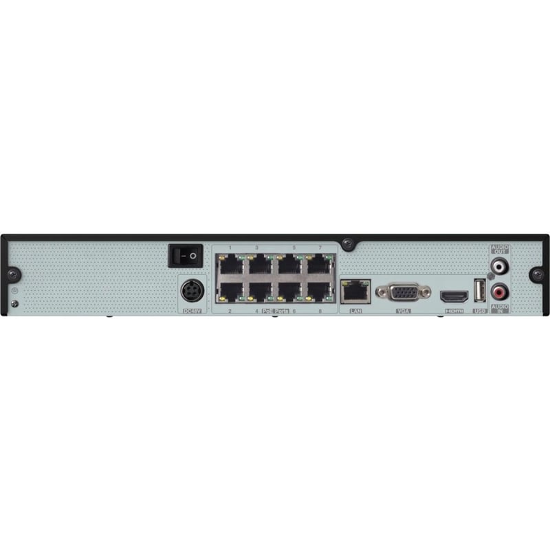 Speco 8 Channel NVR with Built-in PoE Ports - 8 TB HDD - Thumbnail 2