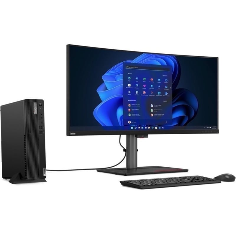 Lenovo ThinkCentre M90s Gen 3 11TT000YUS Desktop Computer - Intel Core i7 12th Gen i7-12700 Dodeca-core (12 Core) - 16 GB RAM DDR5 SDRAM - 512 GB NVMe M.2 PCI Express PCI Express NVMe 4.0 x4 SSD - Small Form Factor - Black - Thumbnail 5
