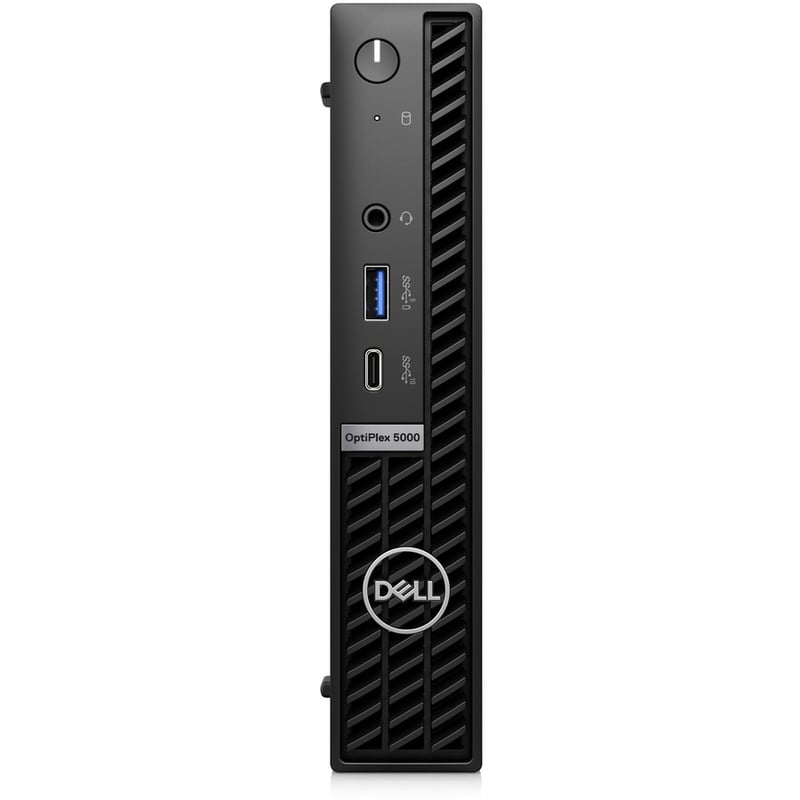Dell OptiPlex 5000 Desktop Computer - Intel Core i5 12th Gen i5-12500T Hexa-core (6 Core) 2 GHz - 16 GB RAM DDR4 SDRAM - 256 GB M.2 PCI Express NVMe 3.0 x4 SSD - Micro PC - Black